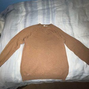 Mens Brown Knit Sweater
